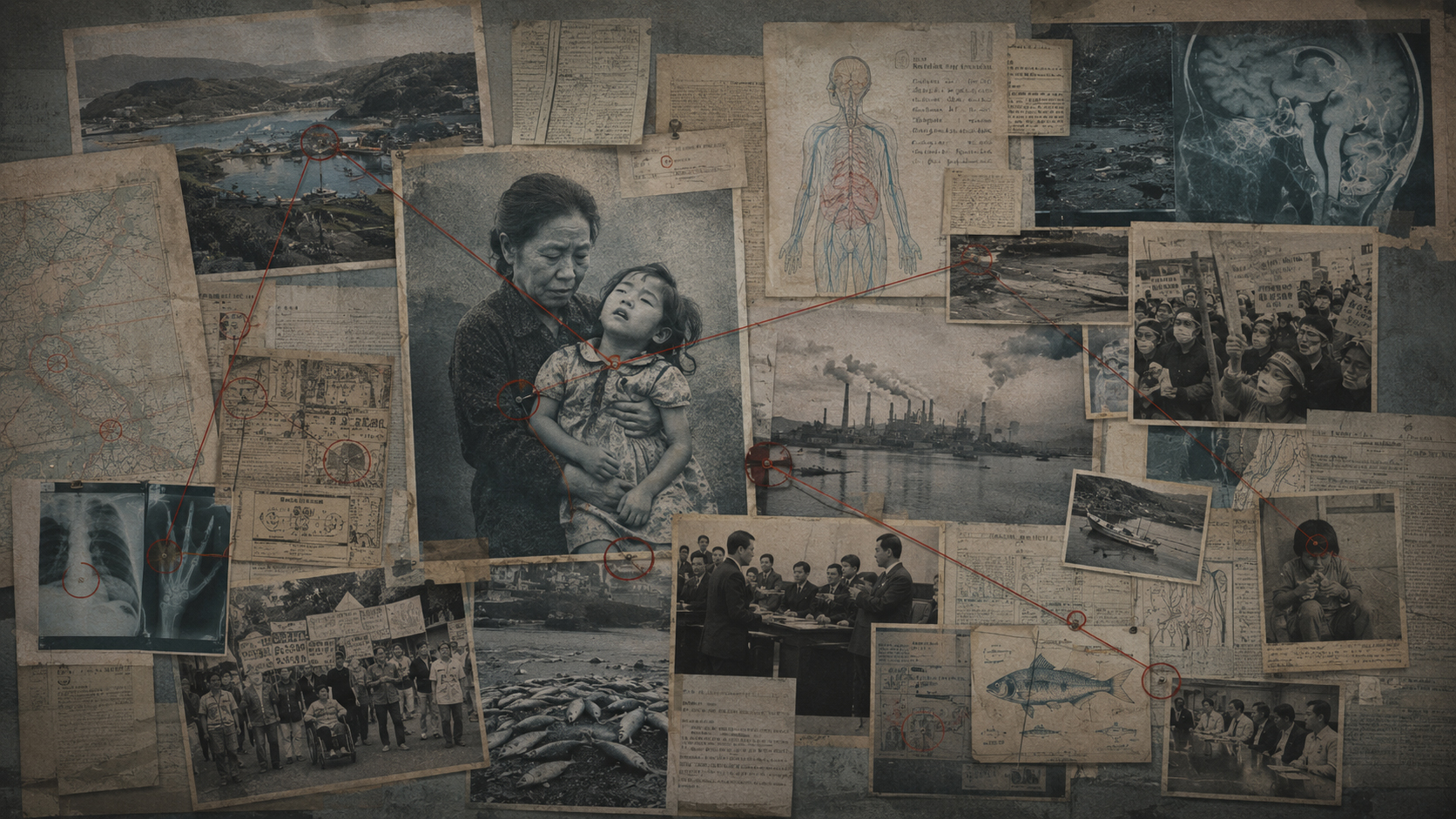 Media and memory collage for Minamata disease